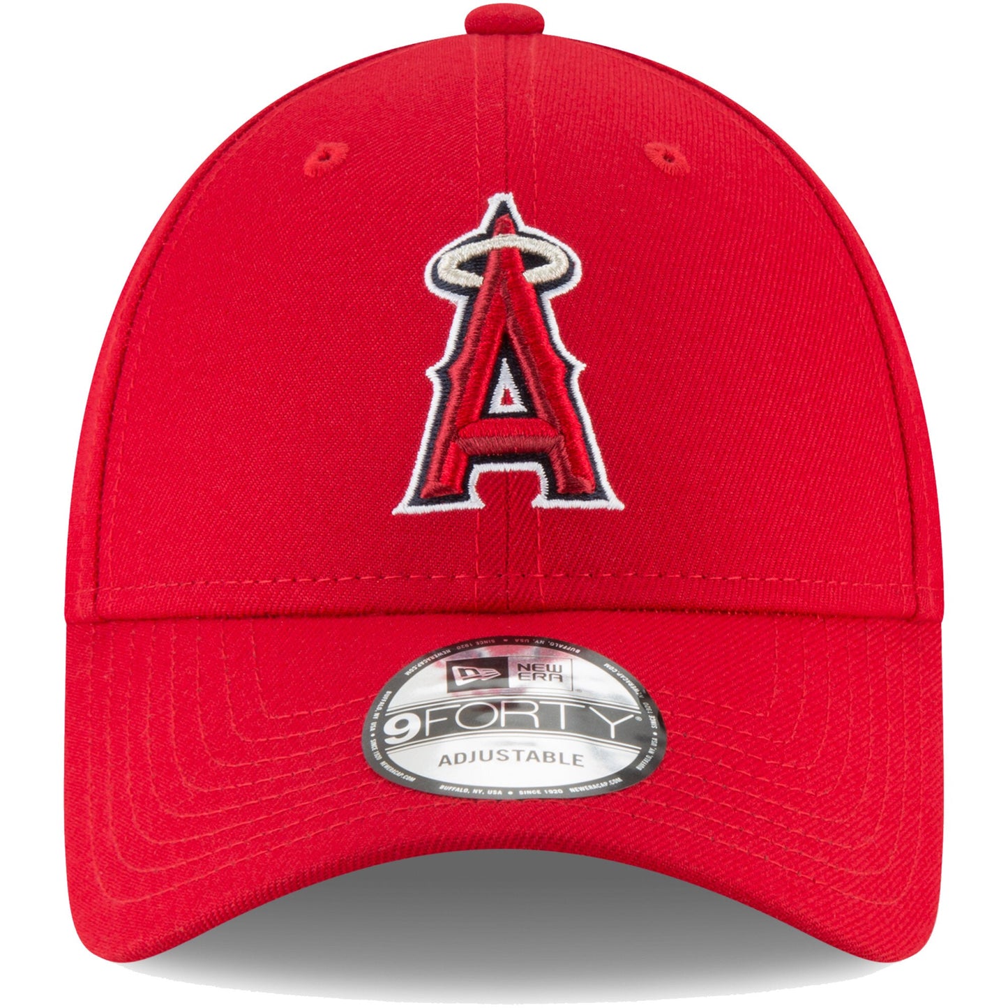 Men's Los Angeles Angels New Era Red Game The League 9FORTY Adjustable Hat