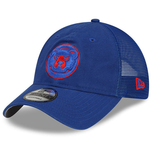 Men's Chicago Cubs Royal Batting Practice 9TWENTY Adjustable Mesh Hat By New Era
