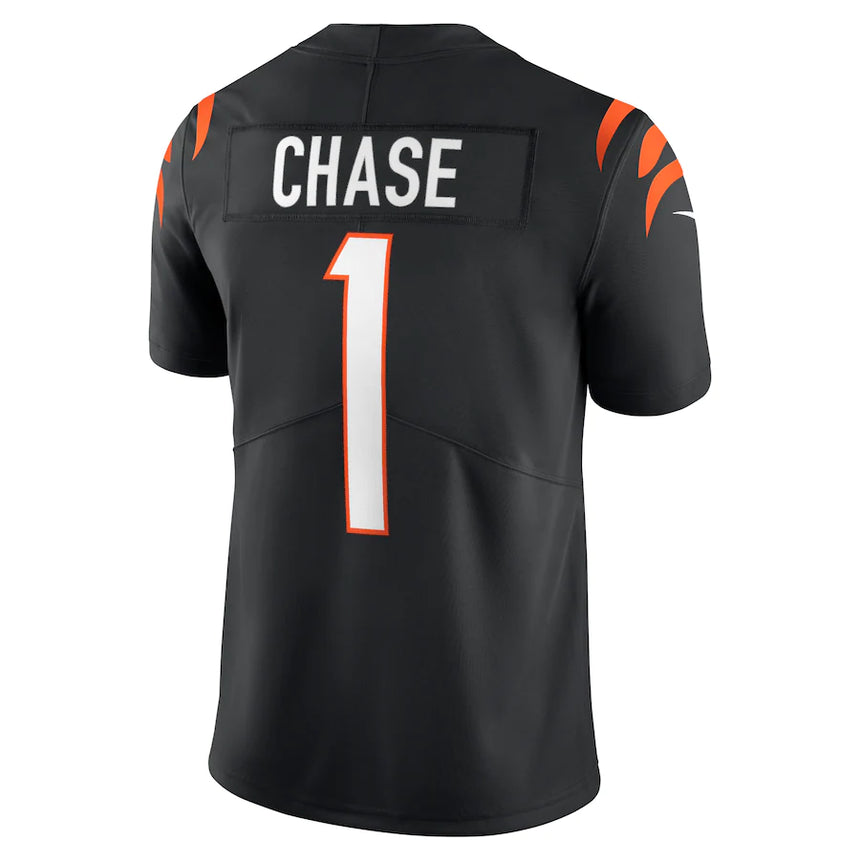 Men's Cincinnati Bengals Ja'Marr Chase Nike Black Vapor Limited Jersey - Pro Jersey Sports