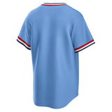 Men's St. Louis Cardinals Nike Light Blue Road Cooperstown Collection Team Jersey - Pro Jersey Sports