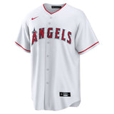 Men's Los Angeles Angels Mike Trout Nike White Home Replica Player Jersey - Pro Jersey Sports