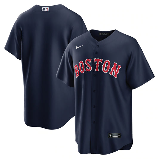 Men's Nike Boston Red Sox Navy Alternate Replica Team Jersey