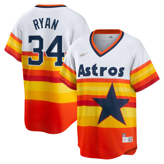 Men's Houston Astros Nolan Ryan Nike White Home Cooperstown Collection Player Jersey