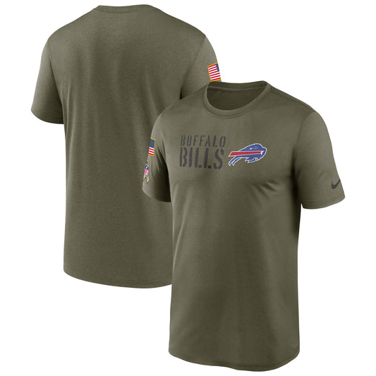 Men's Buffalo Bills Nike Olive 2022 Salute to Service Legend Team T-Shirt - Pro Jersey Sports