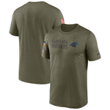 Men's Carolina Panthers Nike Olive 2022 Salute to Service Legend Team T-Shirt - Pro Jersey Sports