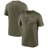 Men's Chicago Bears Nike Olive Salute to Service Legend Team T-Shirt - Pro Jersey Sports