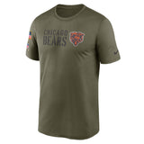 Men's Chicago Bears Nike Olive Salute to Service Legend Team T-Shirt - Pro Jersey Sports