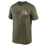 Men's Cleveland Browns Nike Olive 2022 Salute to Service Legend Team T-Shirt - Pro Jersey Sports
