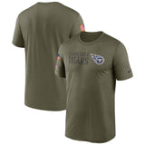 Men's Tennessee Titans Nike Olive 2022 Salute to Service Legend Team T-Shirt - Pro Jersey Sports
