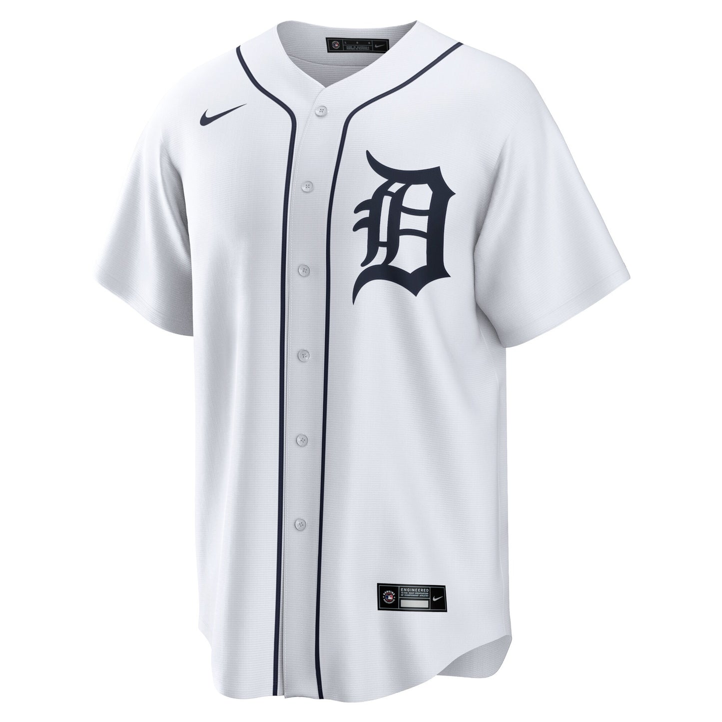 Men's Detroit Tigers Nike White Home Blank Replica Jersey