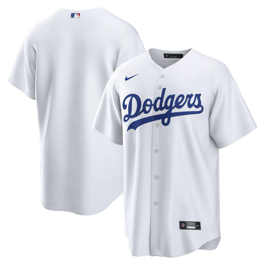 Men's Los Angeles Dodgers Nike White Home Replica Team Blank Jersey
