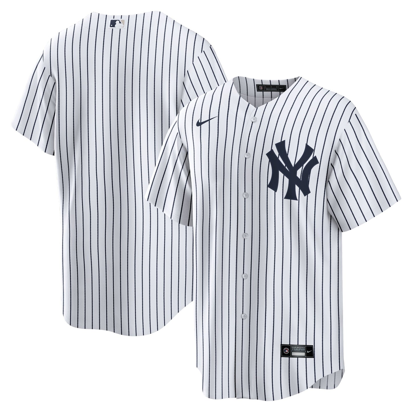 Men's New York Yankees Nike White Home Replica Blank Team Jersey