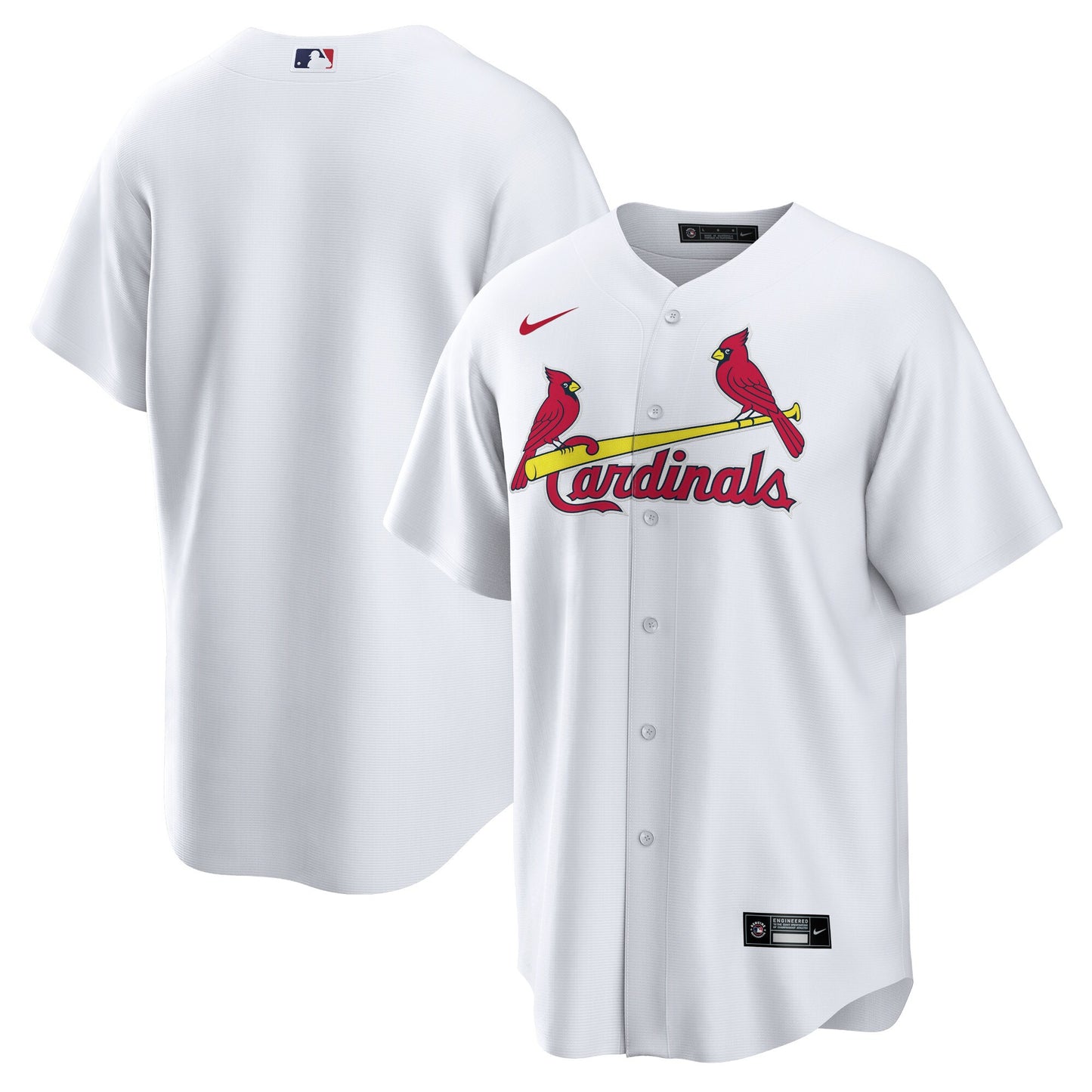 Men's St. Louis Cardinals Nike White Home Blank Replica Jersey