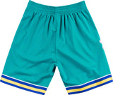 Men's New Orleans Hornets Mitchell and Ness Hardwood Classics Teal 2005-06 Swingman Shorts - Pro Jersey Sports