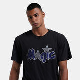Men's Orlando Magic NBA Legendary Slub Black Tee By Mitchell And Ness - Pro Jersey Sports