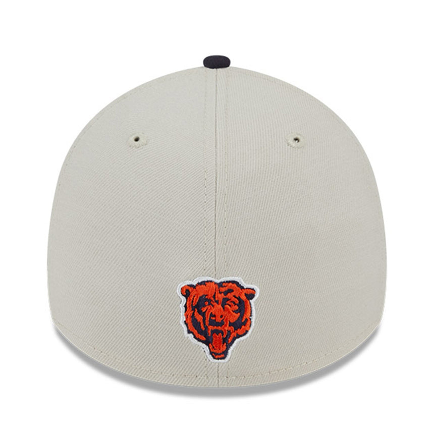 Men's Chicago Bears New Era Stone/Navy 2023 NFL Draft 39THIRTY Flex Hat - Pro Jersey Sports