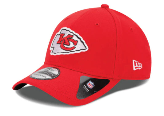 Men's Kansas City Chiefs New Era Red Team Classic 39THIRTY Flex Hat