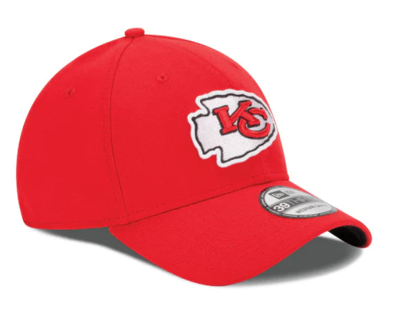 Men's Kansas City Chiefs New Era Red Team Classic 39THIRTY Flex Hat