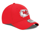 Men's Kansas City Chiefs New Era Red Team Classic 39THIRTY Flex Hat - Pro Jersey Sports