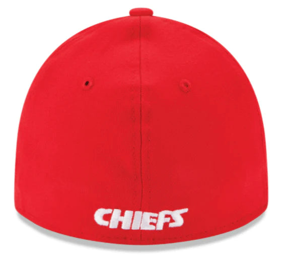 Men's Kansas City Chiefs New Era Red Team Classic 39THIRTY Flex Hat