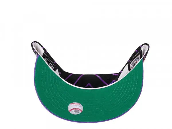 Arizona Diamondbacks Cooperstown Collection Black/Purple City Arch New Era 9FIFTY Snapback Hat