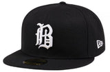 Birmingham Barons New Era Jordan Era 59FIFTY Fitted Hat - Black - Pro Jersey Sports