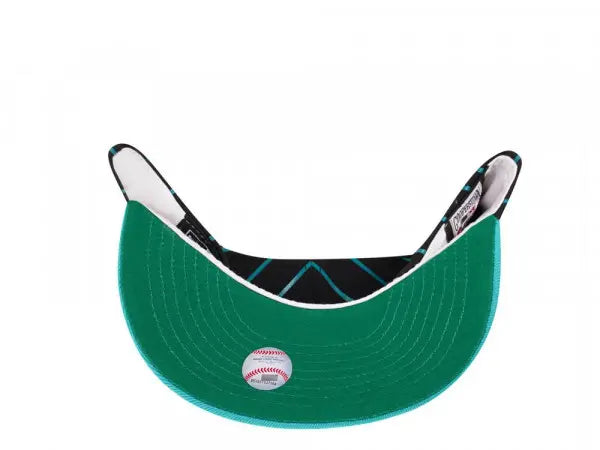 Florida Marlins Cooperstown Collection Black/Teal City Arch New Era 9FIFTY Snapback Hat