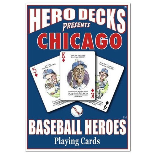 Chicago Cubs MLB Hero Decks Playing Cards Poker Sized 52 Card Deck - Pro Jersey Sports - 1