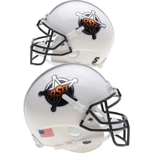Oklahoma State Cowboys White Collector Series Star Authentic Full Size Helmet