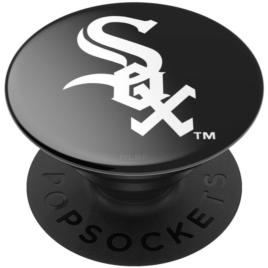 Chicago White Sox PopSockets Black Team Design PopGrip