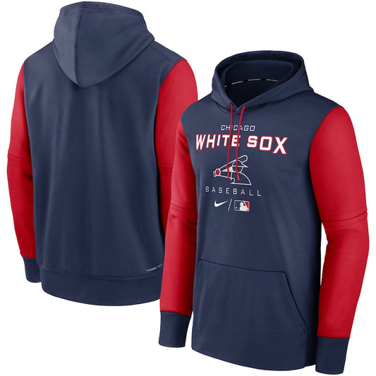 Men's Chicago White Sox Nike Navy/Red Authentic Collection Performance Hoodie