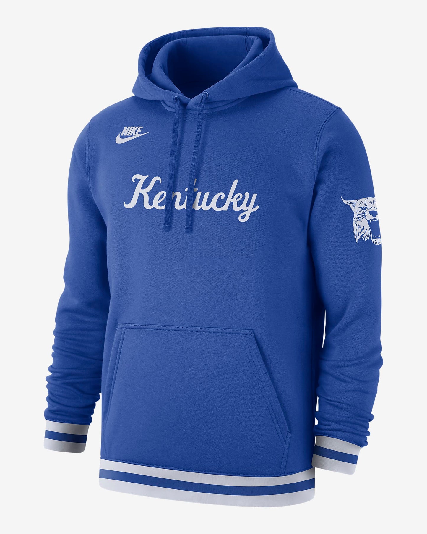 Men's Nike Royal Blue Kentucky Wildcats Retro Pullover Hoodie