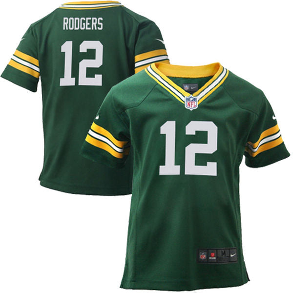 Child Aaron Rodgers Green Bay Packers Game Nike Jersey