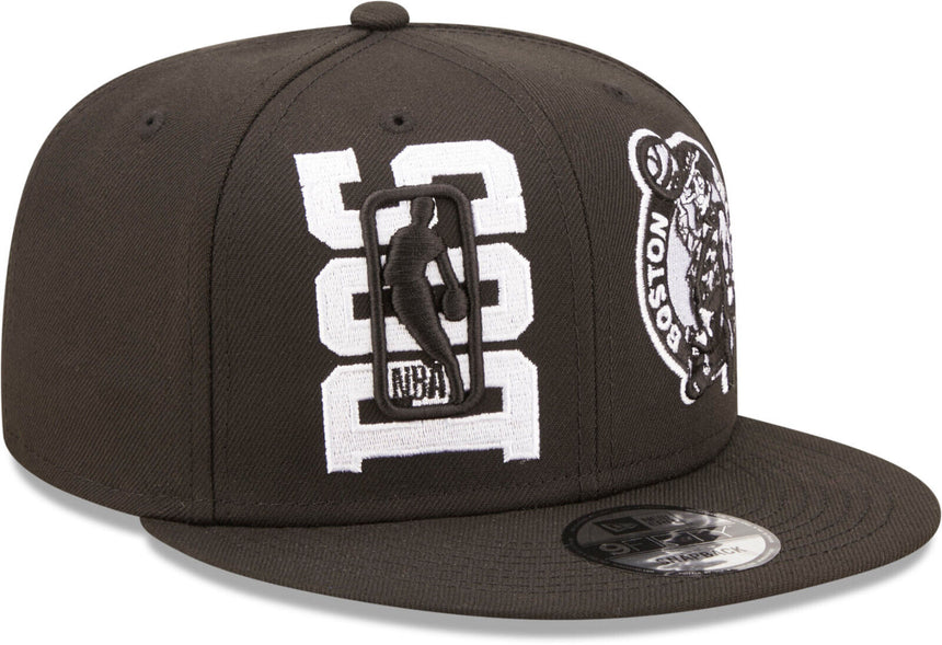 Boston Celtics New Era Black 2022 NBA Draft 9FIFTY Snapback Hat - Pro Jersey Sports