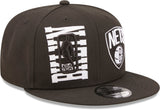 Brooklyn Nets New Era Black 2022 NBA Draft 9FIFTY Snapback Hat - Pro Jersey Sports