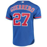 Men's Montreal Expos Vladimir Guerrero Mitchell & Ness Royal 2002 Authentic Cooperstown Collection Mesh Batting Practice Jersey - Pro Jersey Sports