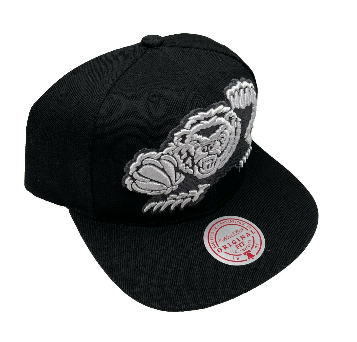 Men's Vancouver Grizzlies Mitchell & Ness NBA XL BWG HWC Snapback Hat
