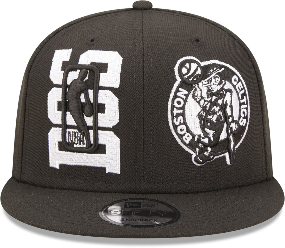 Boston Celtics New Era Black 2022 NBA Draft 9FIFTY Snapback Hat - Pro Jersey Sports