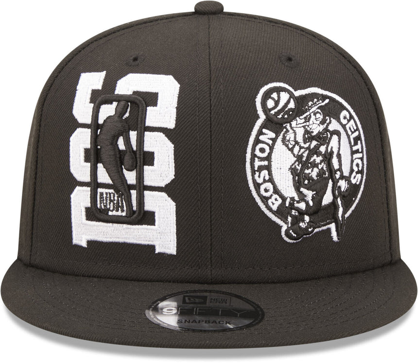 Boston Celtics New Era Black 2022 NBA Draft 9FIFTY Snapback Hat - Pro Jersey Sports