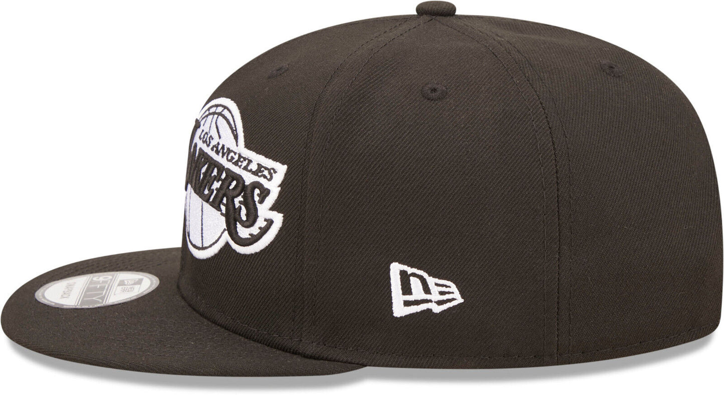 Los Angeles Lakers New Era Black 2022 NBA Draft 9FIFTY Snapback Hat
