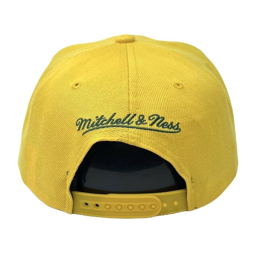 Men's Seattle Supersonics NBA Core Basic Gold HWC Mitchell & Ness Snapback Hat