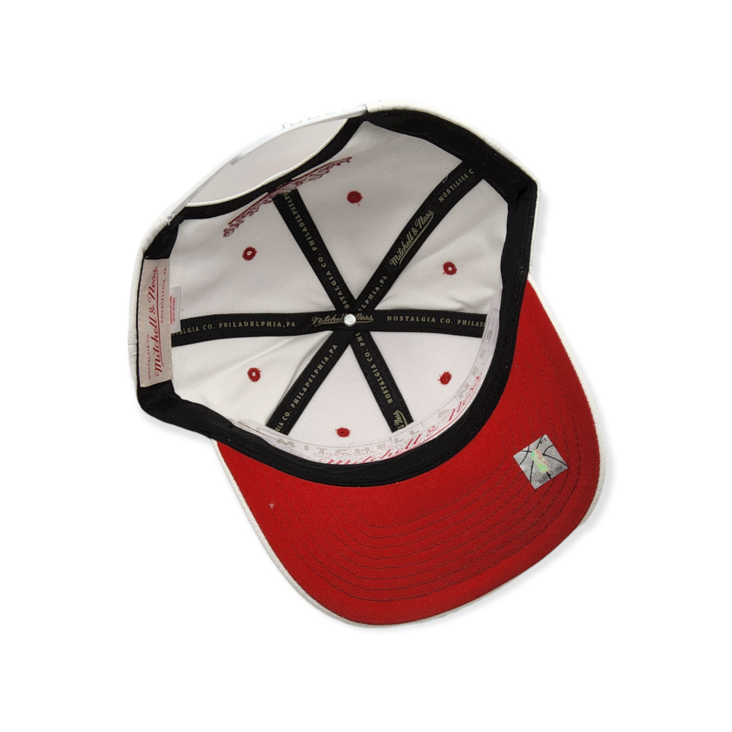 Mens Chicago Bulls NBA OH World Pro Curved Mitchell & Ness Snapback Hat