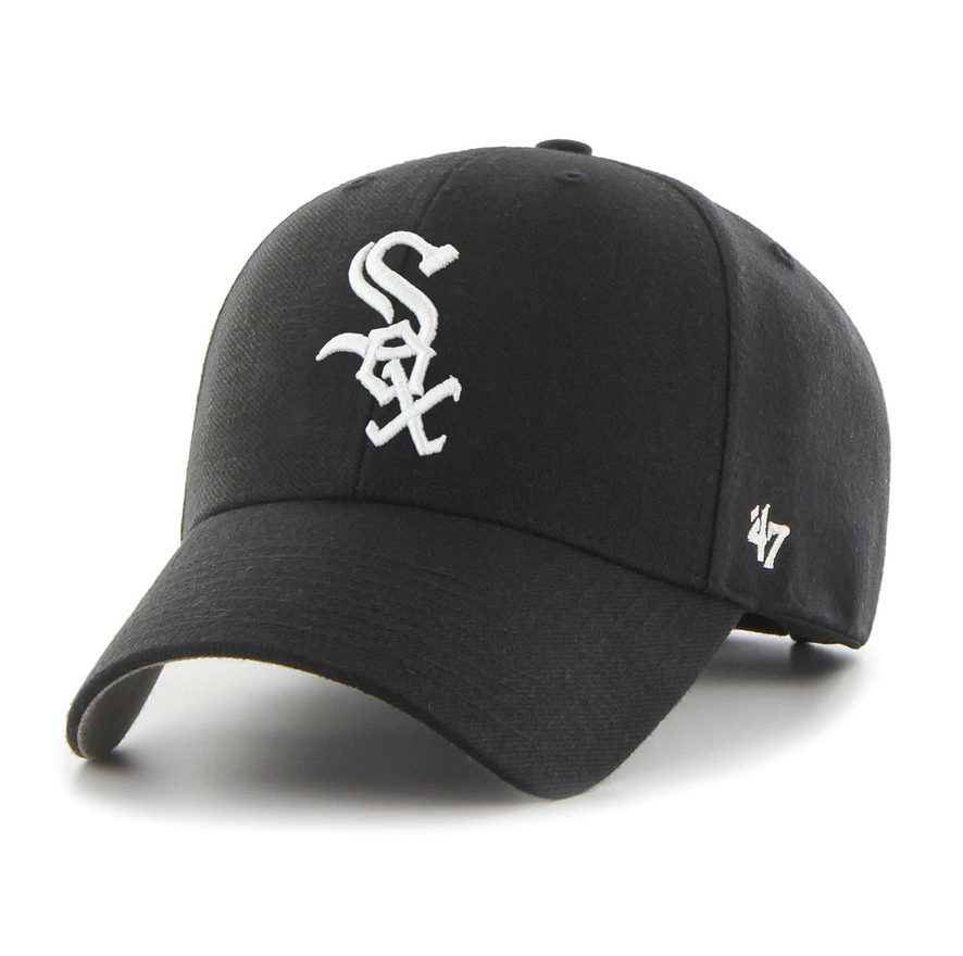 Men's Chicago White Sox '47 Black MVP Adjustable Hat