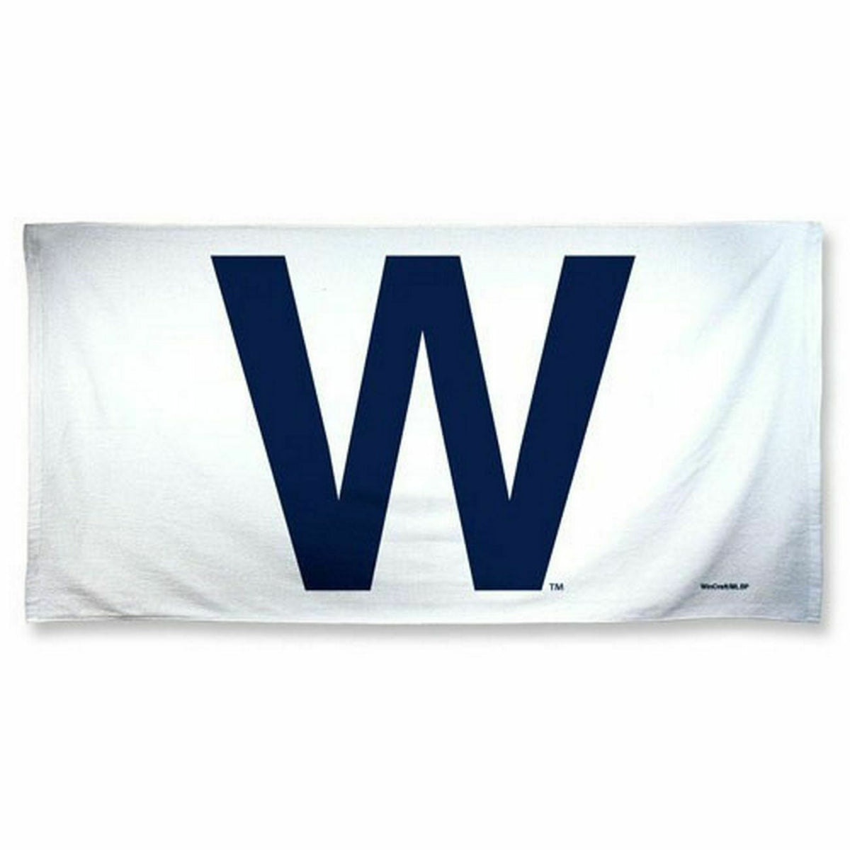 Chicago Cubs "W" Beach Towel 30" X 60" - Pro Jersey Sports