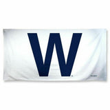 Chicago Cubs "W" Beach Towel 30" X 60" - Pro Jersey Sports