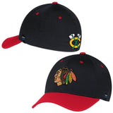 Chicago Blackhawks Team Color Structured Flex Fit Hat - Pro Jersey Sports
