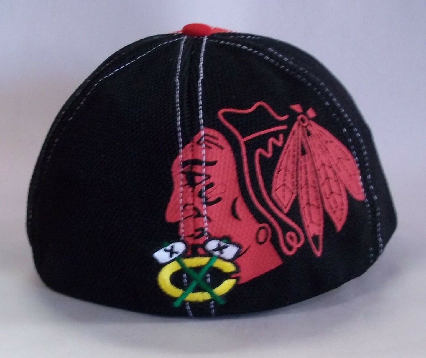 Chicago Blackhawks '47 NHL Brand Game Time Reversal Stretch Fit Hat