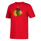 Men's Chicago Blackhawks Duncan Keith adidas Red Name & Number T-Shirt - Pro Jersey Sports