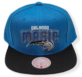 Men's Orlando Magic NBA Core Basic Blue/Black Mitchell & Ness Snapback Hat - Pro Jersey Sports