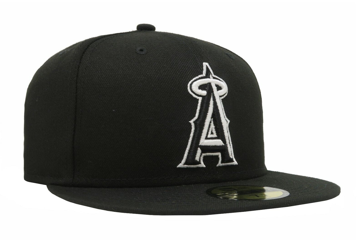 Anaheim Angels Black Basic 59Fifty Fitted Hat